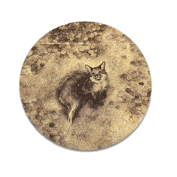 Cork Coaster - Smiling Fox