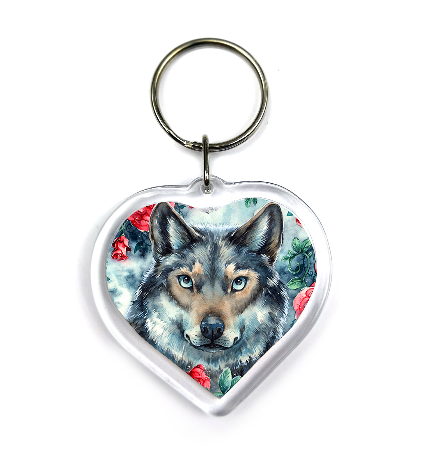 Keychain - Rosy Wolf
