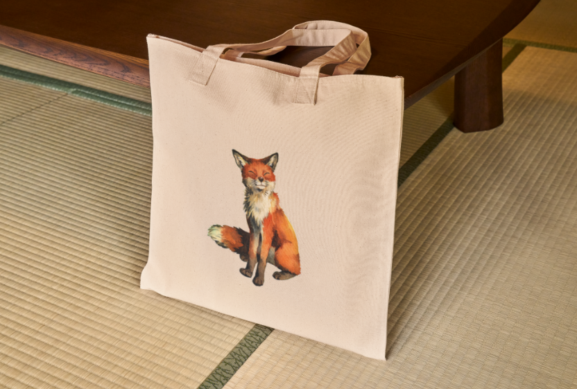 Shopping Bag - Smiling Fox