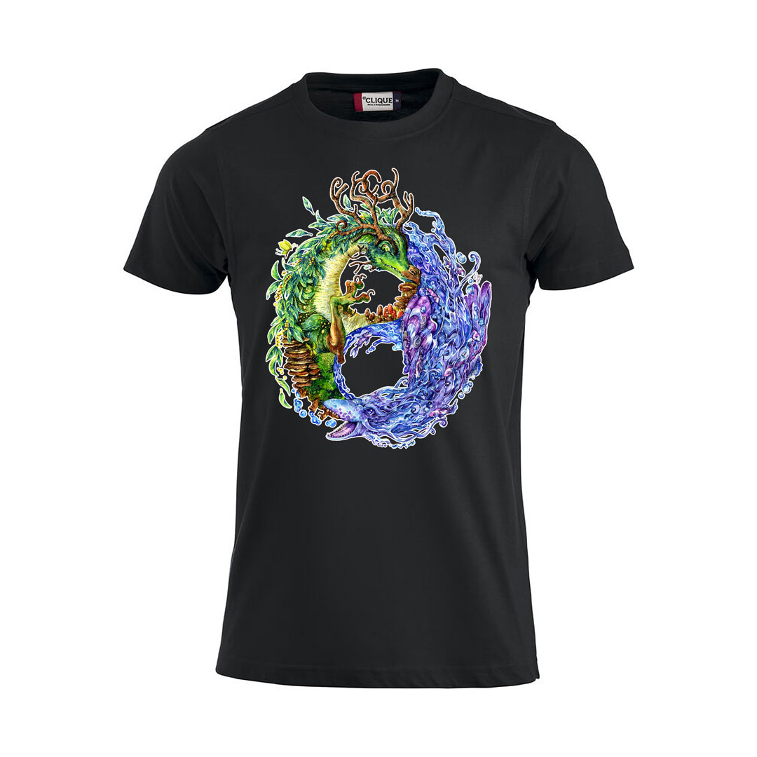 Yin & Yang Dragons T-shirt