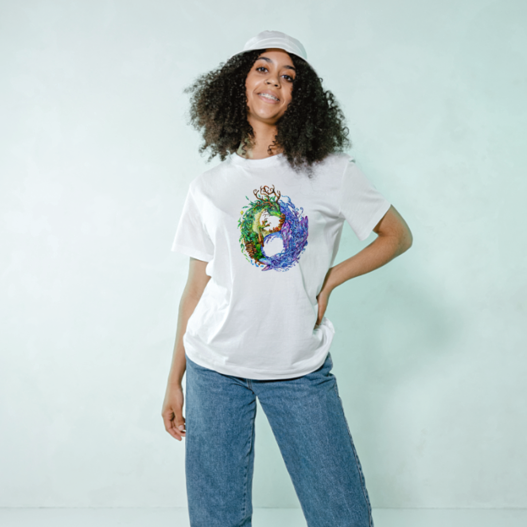 Yin & Yang Dragons T-shirt