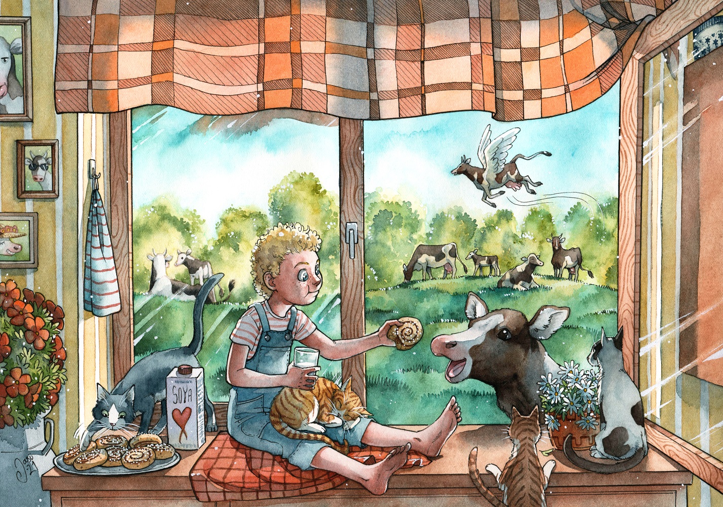 Print - Summer Day's Snack