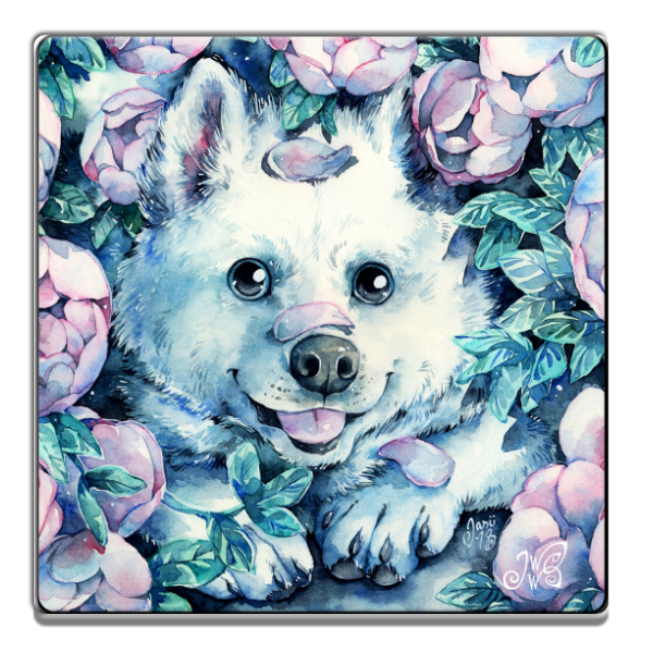 Magnet - Samoyed Puppy