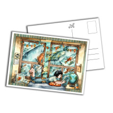 Card - Ocean Behind the Window