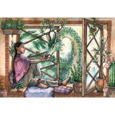 Print - A Girl and Her Dragon