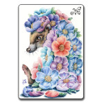 Magnet - Flower-Hedgehog
