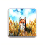 Magnet - Fox on a Grainfield