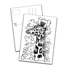 Card - Chimney Giraffe