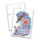 Card - Flower-Hedgehog