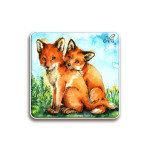 Mousepad - Fox Pups