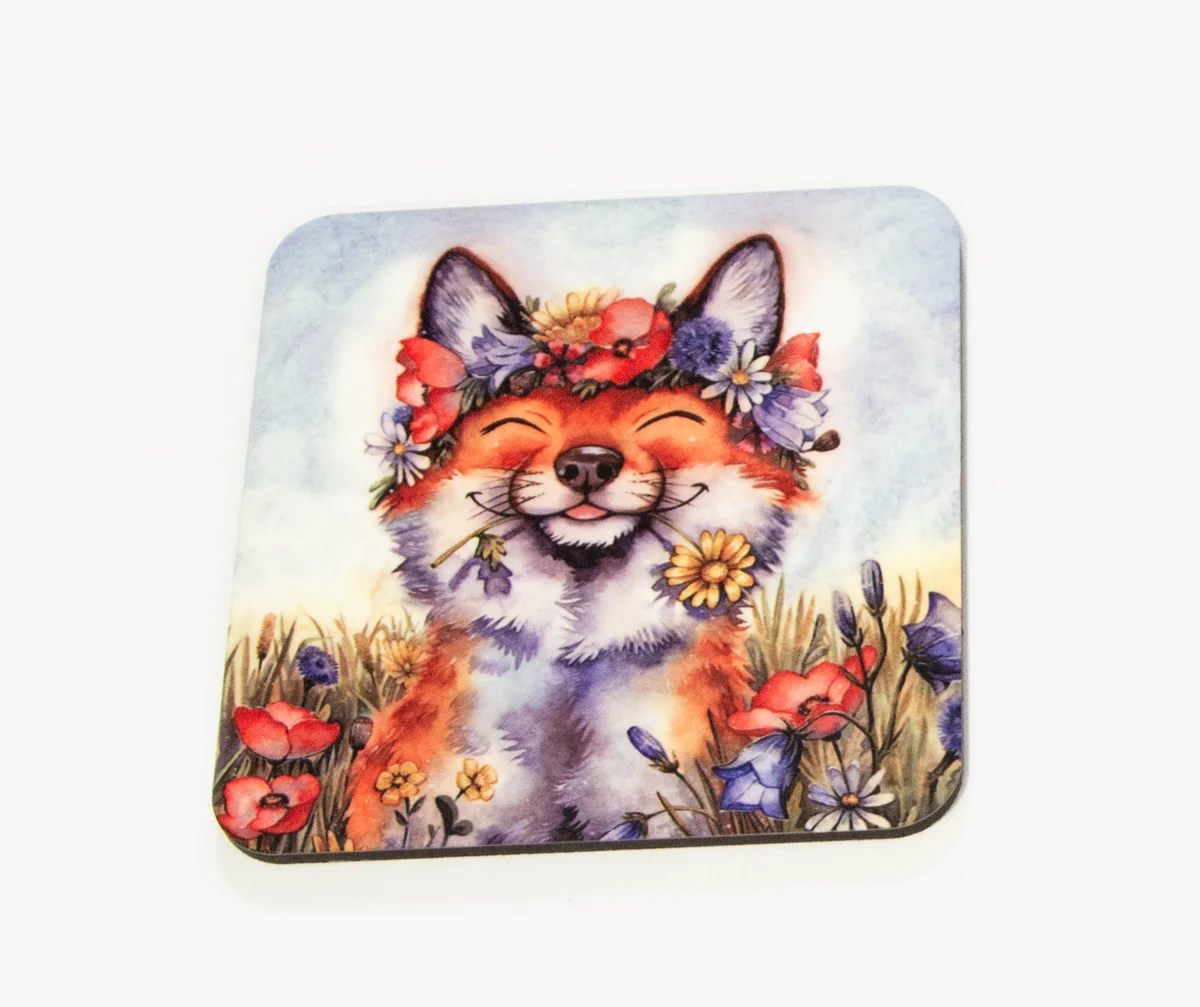 Fox with a Flower Crown - photo 3