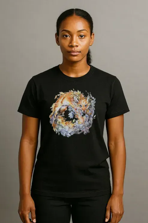 Foliage Fox T-shirt - photo 4