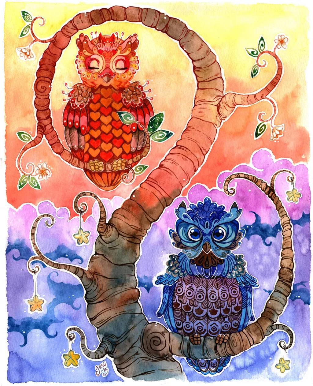 Yin & Yang -pöllöt