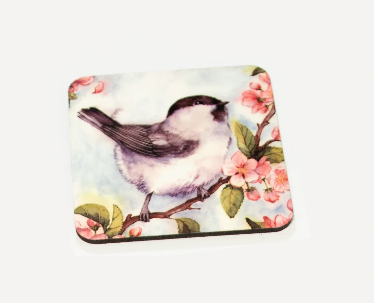 Chickadee in Blossom - photo 2