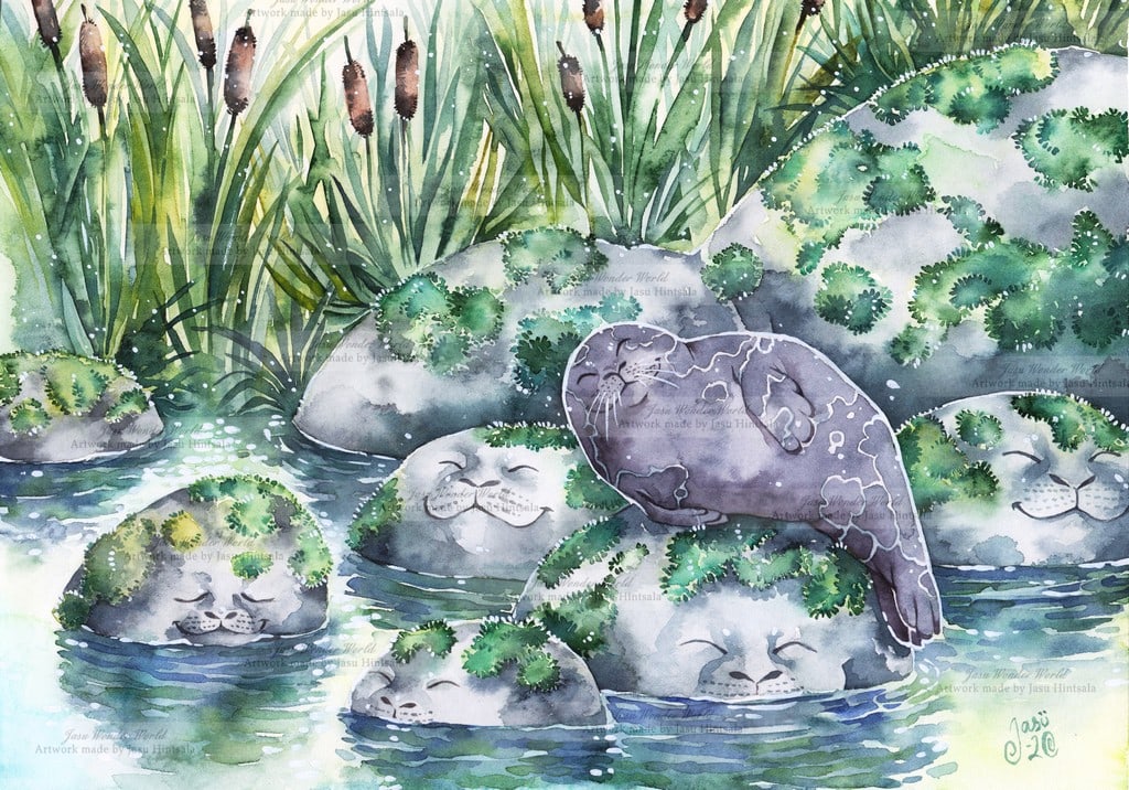 Happy Seal with Friends