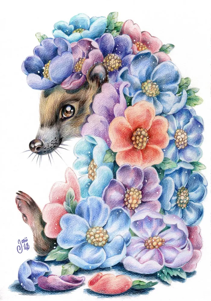 Flower-Hedgehog