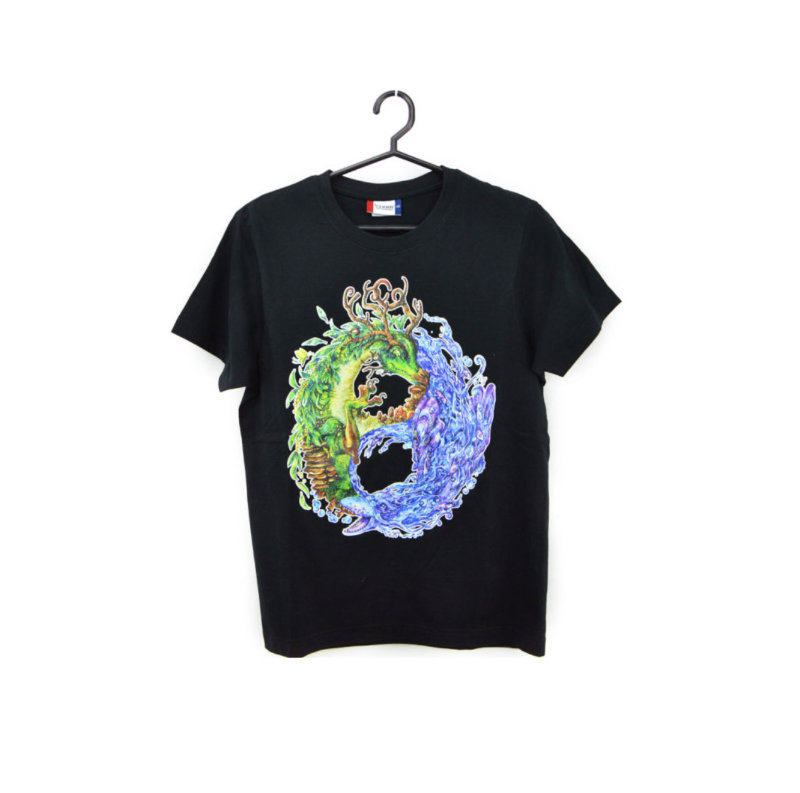Yin & Yang Dragons T-shirt - photo 3