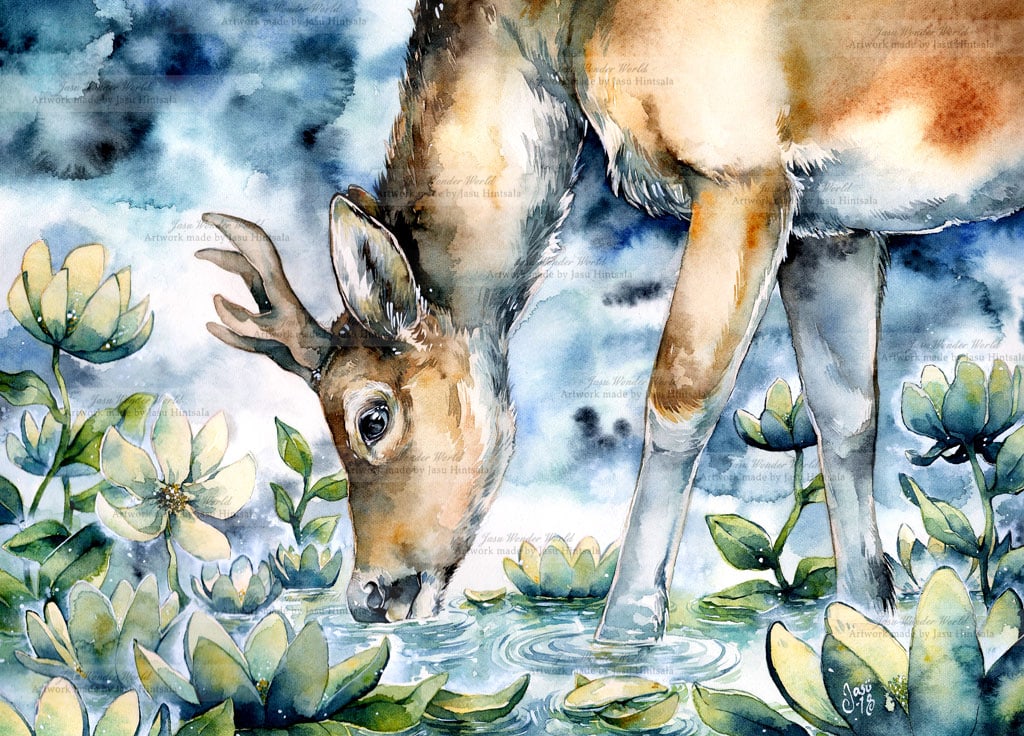 Deer at Dusk