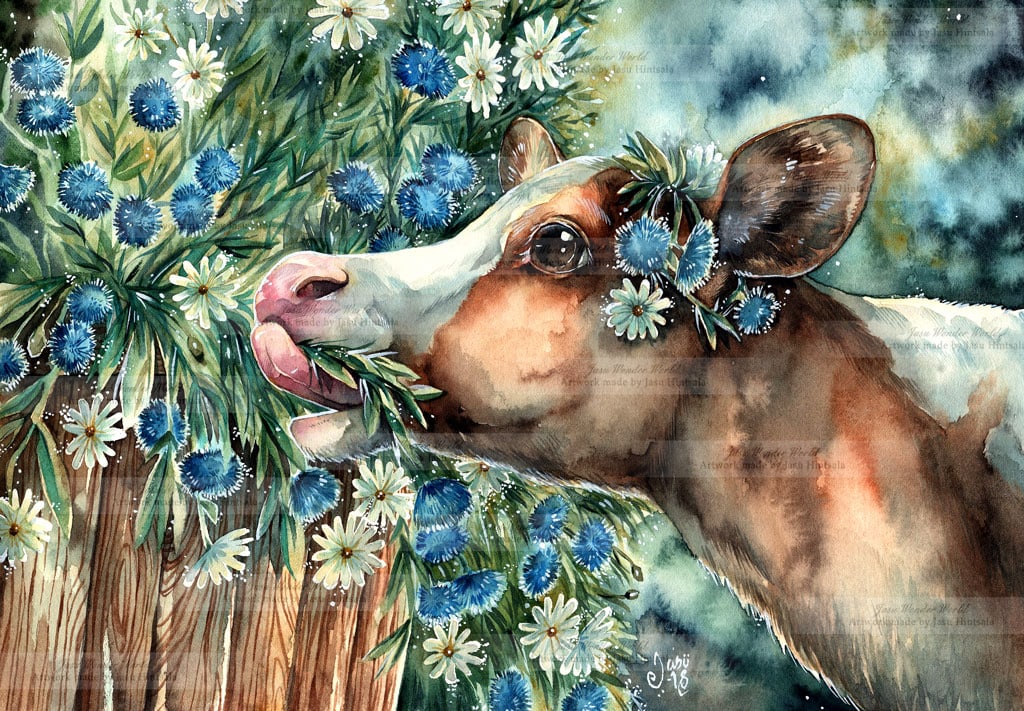 Cute (and Hungry) Calf