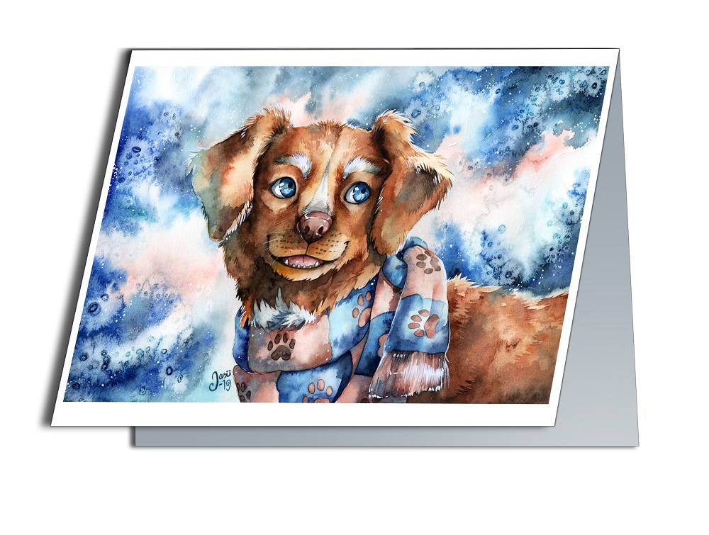 Dog with a Scarf - photo 2