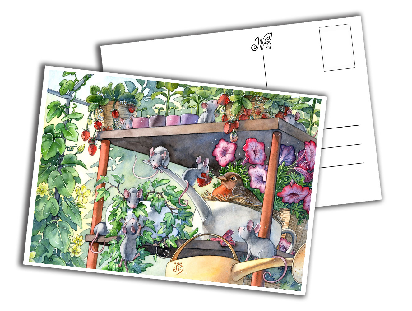 Visitors in the Greenhouse