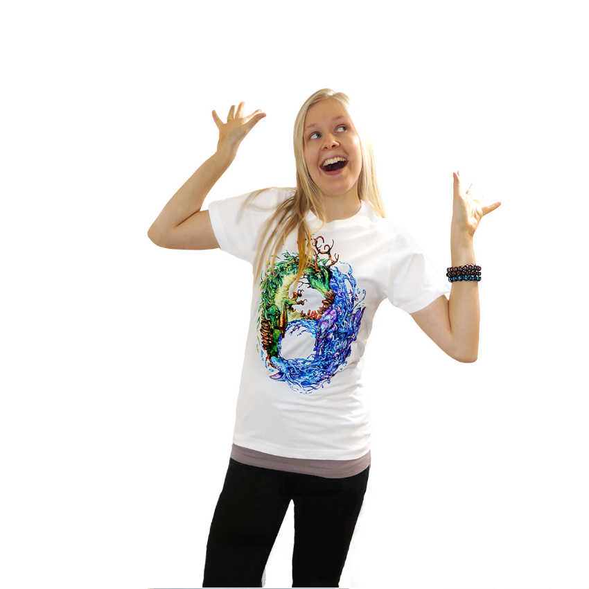 Yin & Yang Dragons T-shirt - photo 5