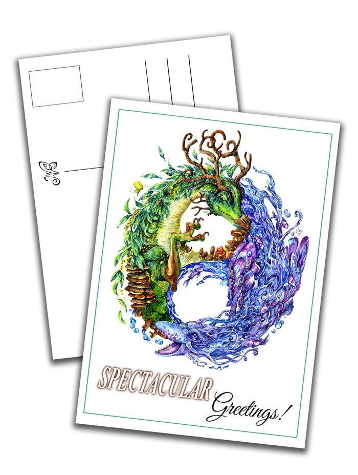 Yin and Yang Dragons
