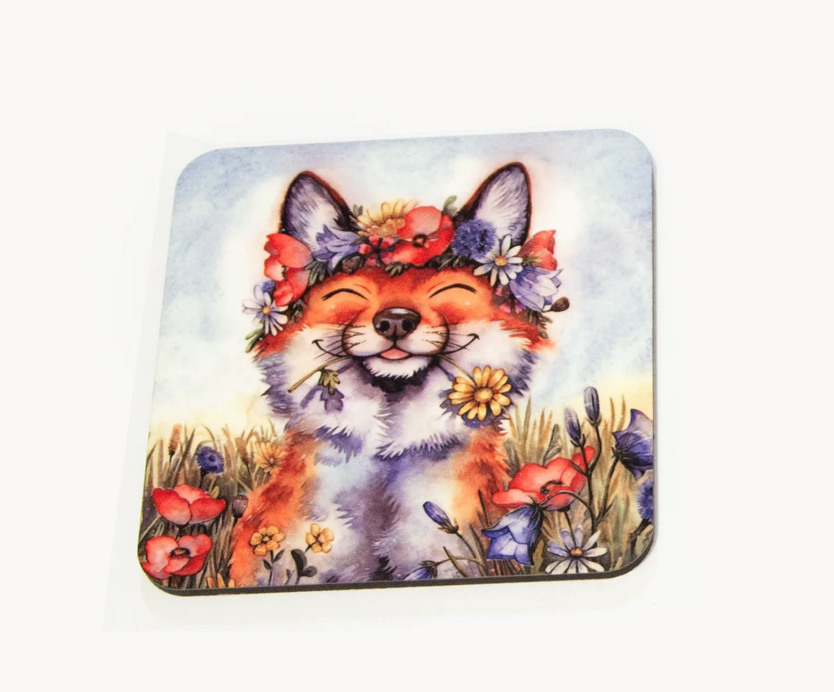 Fox with a Flower Crown - photo 2